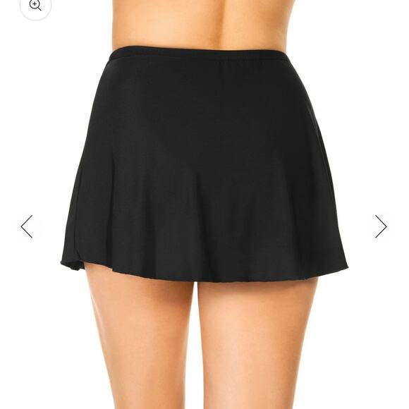 Miraclesuit NWT Black Swim Skirt Bottom Size 18 Slimming Shaping Full Coverage - Picture 2 of 13